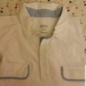 Michael Kors White Polo XXL